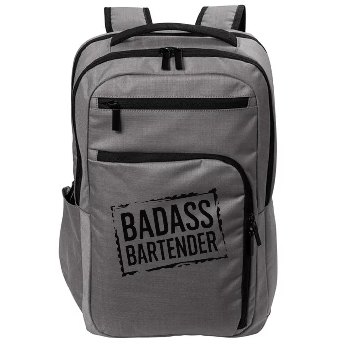 Badass Bartender Barkeeper Mixer Drinks Server Impact Tech Backpack