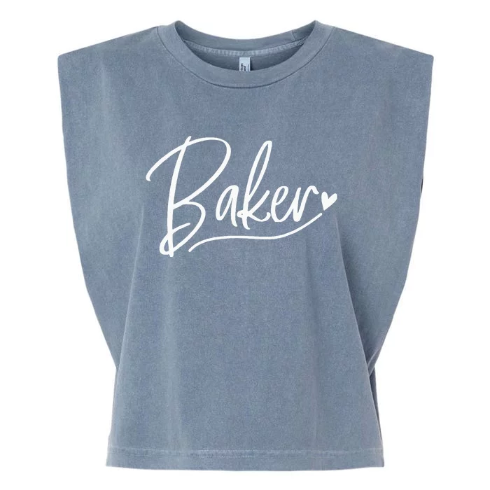 Baker Baking Garment-Dyed Women's Muscle Tee