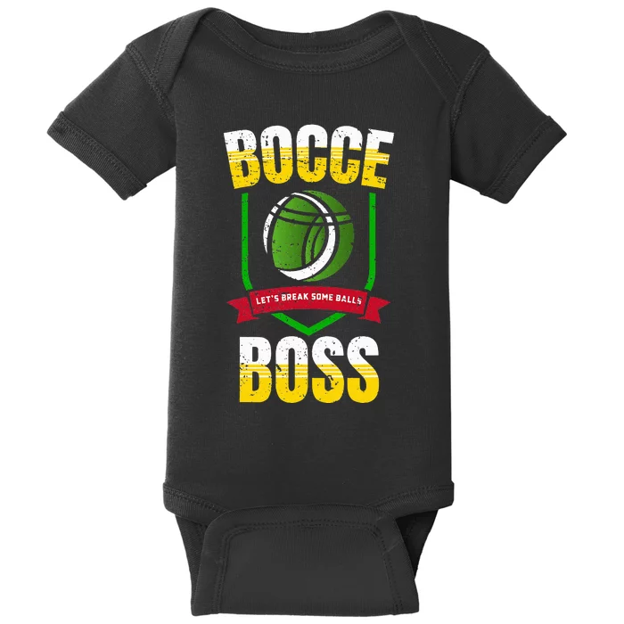 Bocce Boss Boules Sports Lawn Bocce Ball Baby Bodysuit