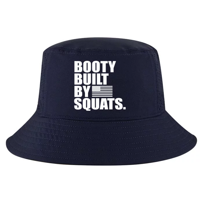 Booty Built By Squats Fitness Gym Rat Leg Day Birthday Flag Gift Cool Comfort Performance Bucket Hat