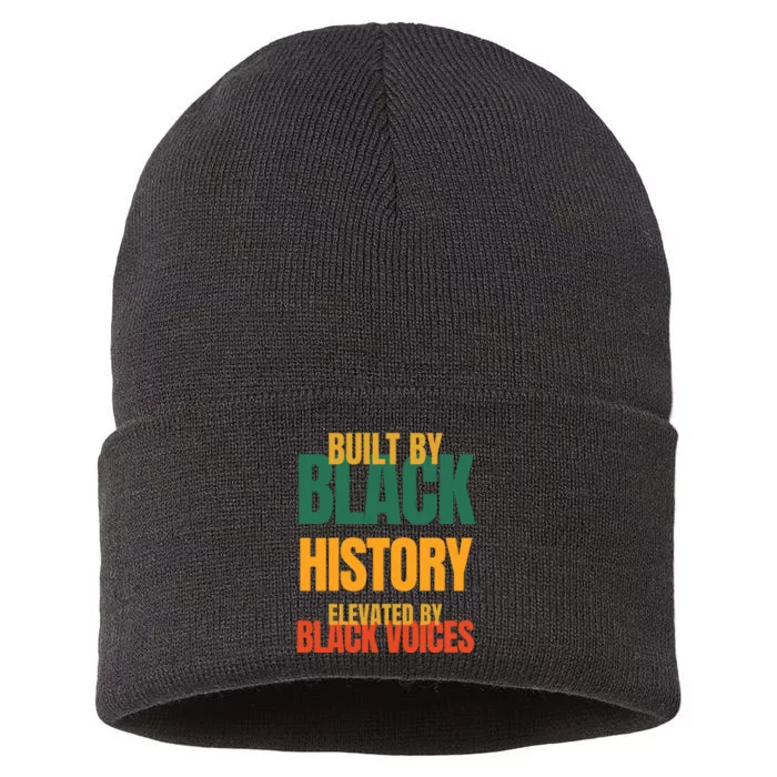 Built By Black History Elevated By Black Voices Sustainable Knit Beanie