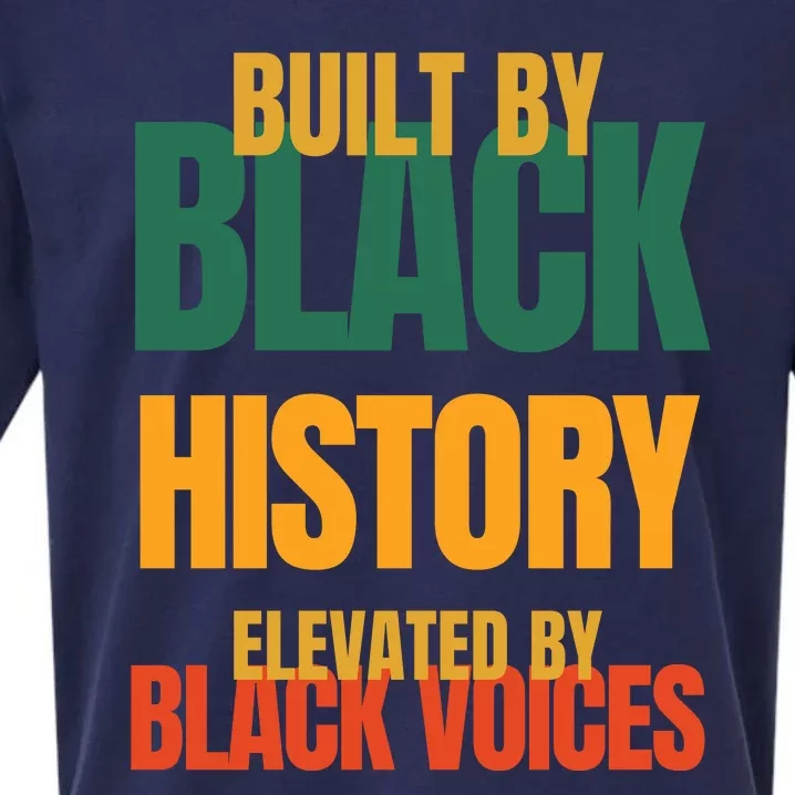 Built By Black History Elevated By Black Voices Sueded Cloud Jersey T-Shirt