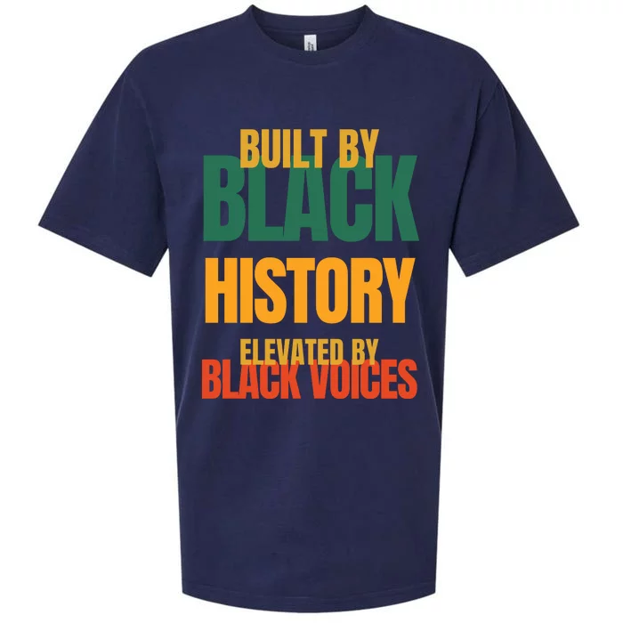 Built By Black History Elevated By Black Voices Sueded Cloud Jersey T-Shirt