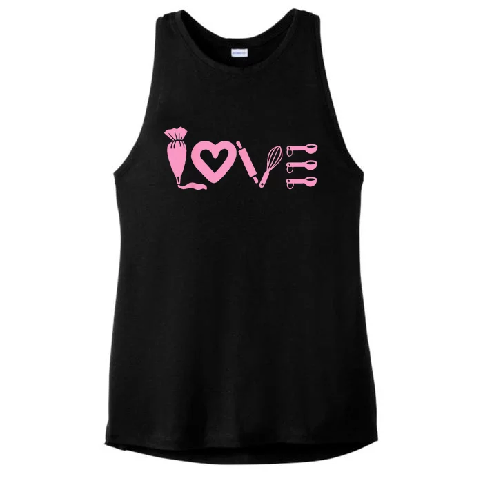 Baking Baker Ladies Tri-Blend Wicking Tank