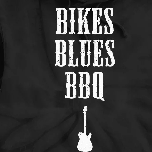 Bikes Blues Barbecue Fayetteville Ar Ozarks Music Tie Dye Hoodie