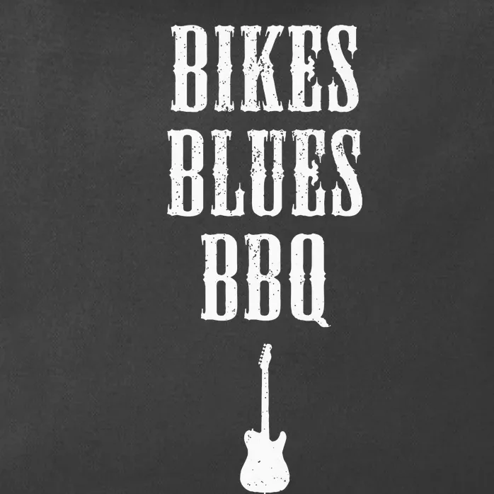 Bikes Blues Barbecue Fayetteville Ar Ozarks Music Zip Tote Bag