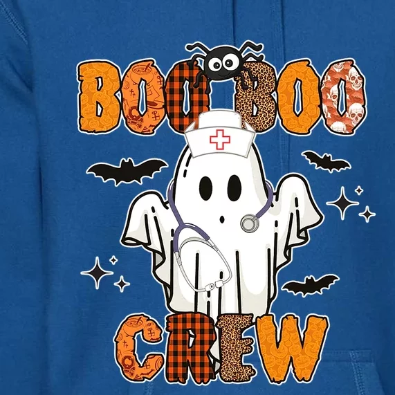 Boo Boo Crew Funny Nurse Halloween Ghost Costume Cute Gift Premium Hoodie