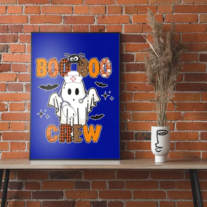 Boo Boo Crew Funny Nurse Halloween Ghost Costume Cute Gift Poster