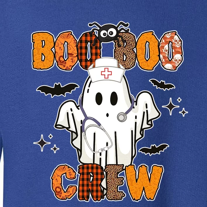 Boo Boo Crew Funny Nurse Halloween Ghost Costume Cute Gift Toddler Sweatshirt