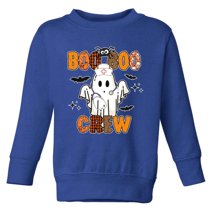 Boo Boo Crew Funny Nurse Halloween Ghost Costume Cute Gift Toddler Sweatshirt