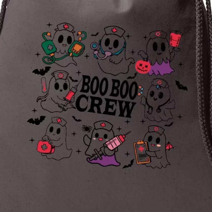 Boo Boo Crew Nurse Halloween SpoọKy Drawstring Bag