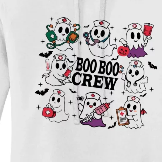 Boo Boo Crew Nurse Halloween SpoọKy Women's Pullover Hoodie