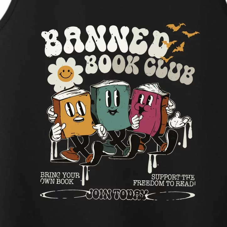 Banned Book Club Halloween Read Banned Books Performance Tank