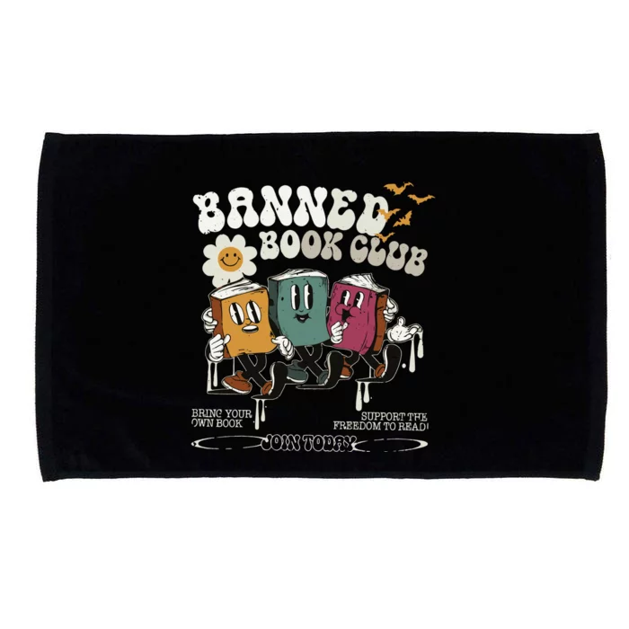 Banned Book Club Halloween Read Banned Books Microfiber Hand Towel