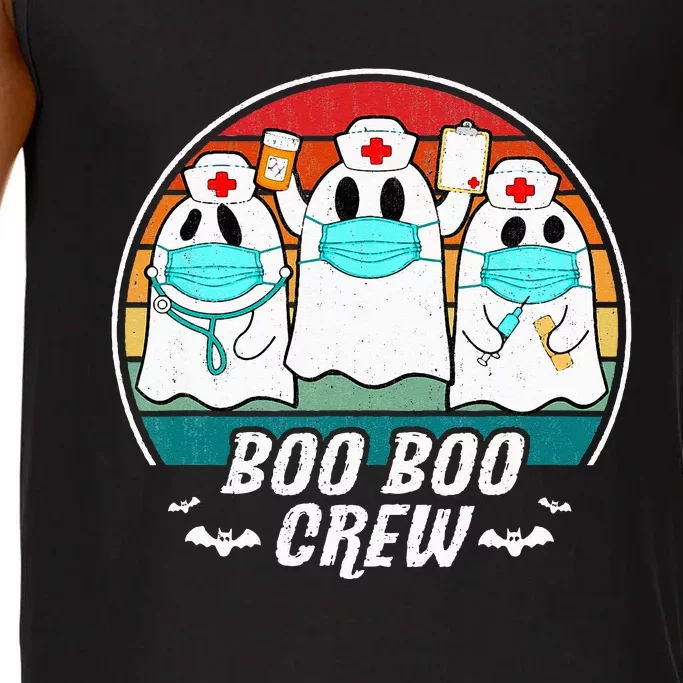 Boo Boo Crew Nurse Ghost Funny Halloween Costume Vintage Comfort Colors® Tank Top