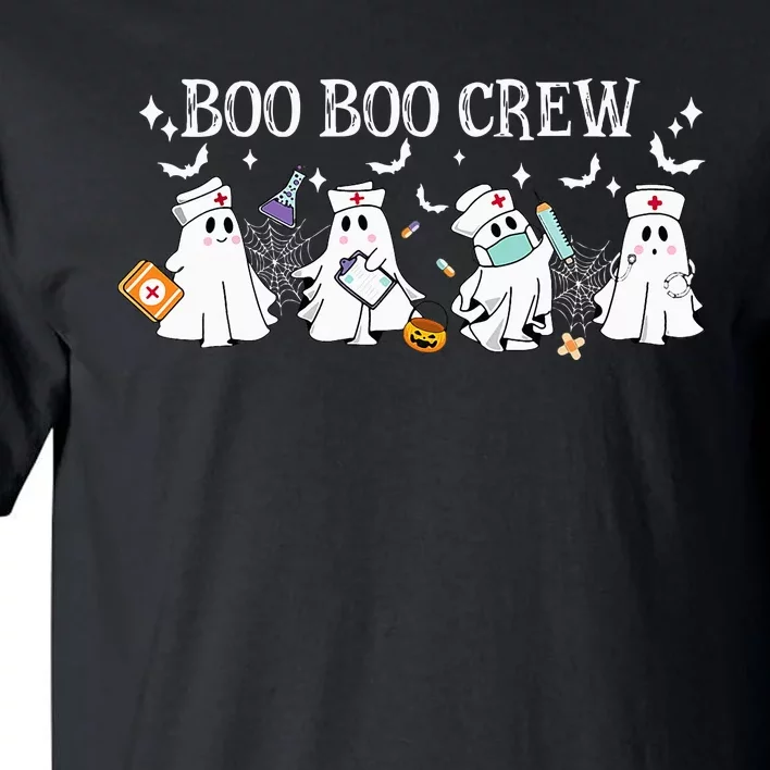 Boo Boo Crew Nurse Ghost Funny Halloween Tall T-Shirt