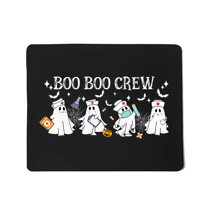 Boo Boo Crew Nurse Ghost Funny Halloween Mousepad