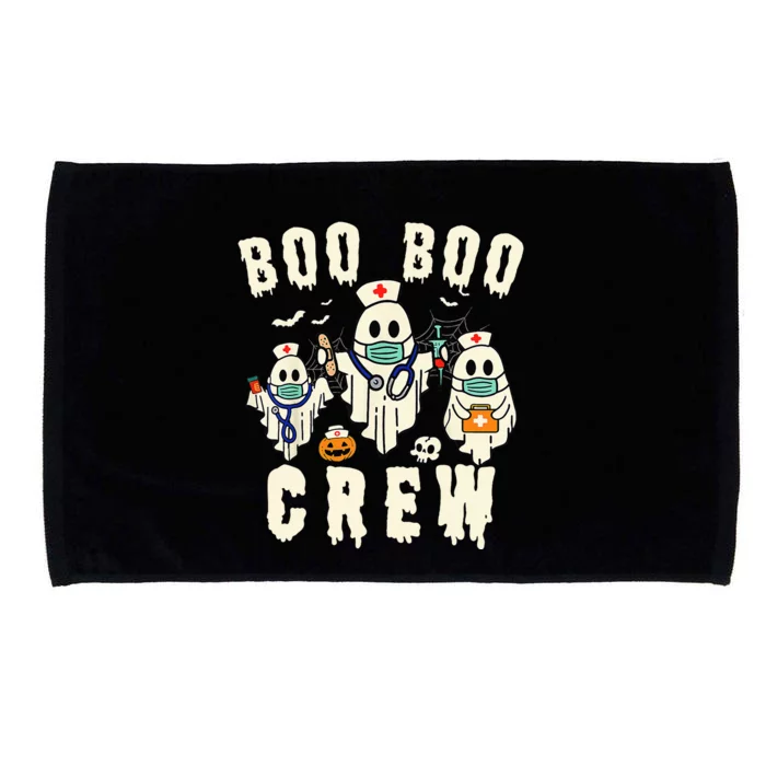 Boo Boo Crew Ghost Halloween Paramedic Nurse RN ER NICU LPN Microfiber Hand Towel