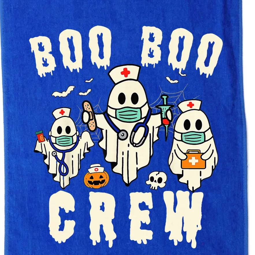 Boo Boo Crew Ghost Halloween Paramedic Nurse RN ER NICU LPN Platinum Collection Golf Towel