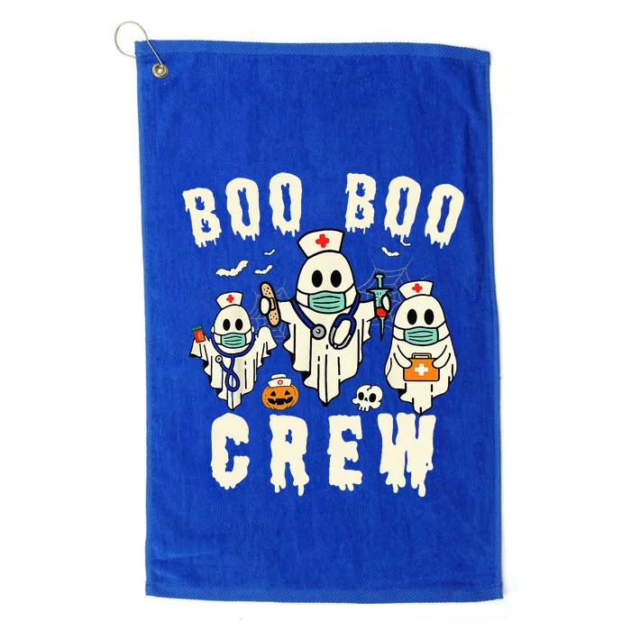 Boo Boo Crew Ghost Halloween Paramedic Nurse RN ER NICU LPN Platinum Collection Golf Towel