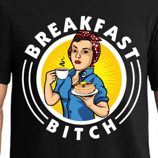 Breakfast Bitch Cool Gift Pajama Set