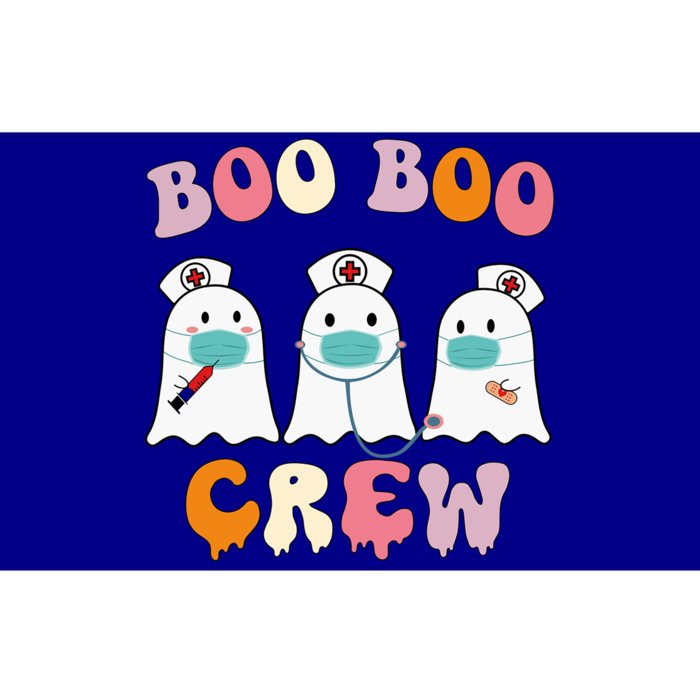 Boo Boo Crew Nurse Groovy Ghost Funny Halloween Gift Bumper Sticker