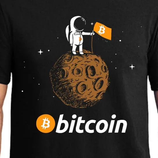 Bitcoin Btc Crypto To The Moon Featuring Astronaut Pajama Set