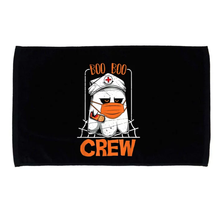 Boo Boo Crew Nurse Halloween Nurses Rn Ghost Cute Gift Microfiber Hand Towel