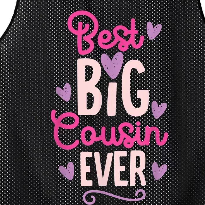 Best Big Cousin Ever For Girls And Boys Mesh Reversible Basketball Jersey Tank