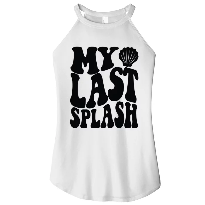 Beach Bachelorette Clothing Beach Party Favors Last Splash Women’s Perfect Tri Rocker Tank