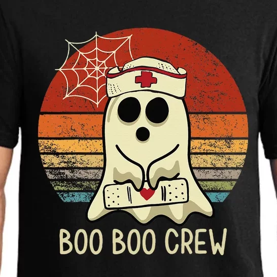 Boo Boo Crew Nurse Halloween Nurse Pajama Set