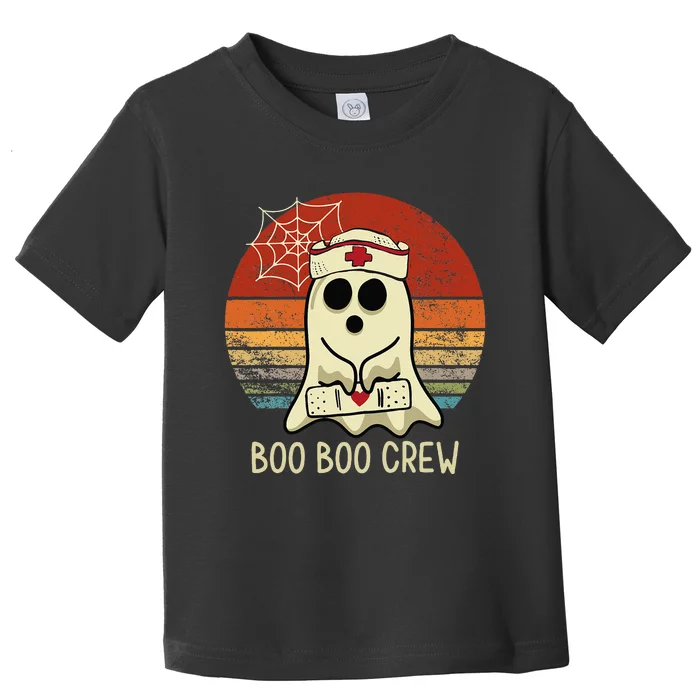 Boo Boo Crew Nurse Halloween Nurse Toddler T-Shirt