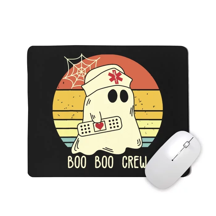 Boo Boo Crew Nurse Shirts Halloween Mousepad