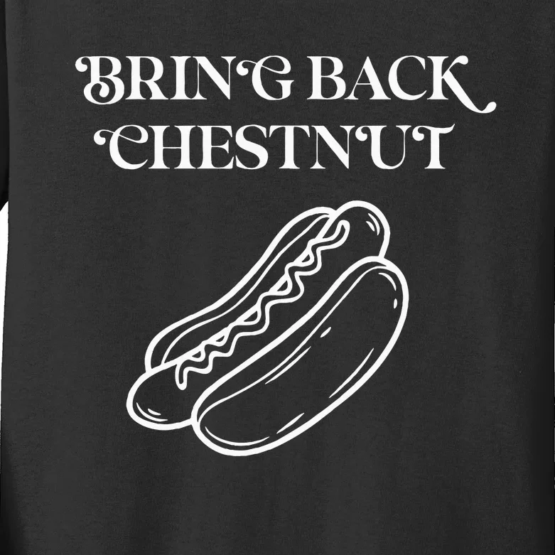 Bring Back Chestnut Winner Kids Long Sleeve Shirt