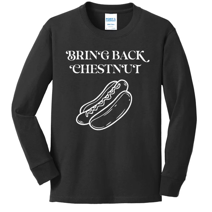 Bring Back Chestnut Winner Kids Long Sleeve Shirt