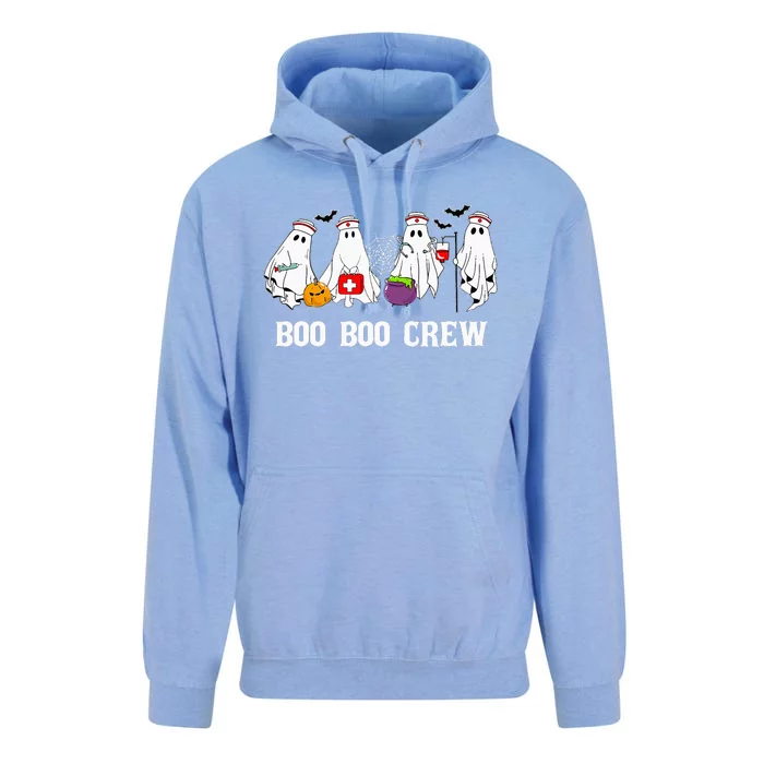 Boo Boo Crew Nurse Funny Ghost Halloween Nursing Unisex Surf Hoodie