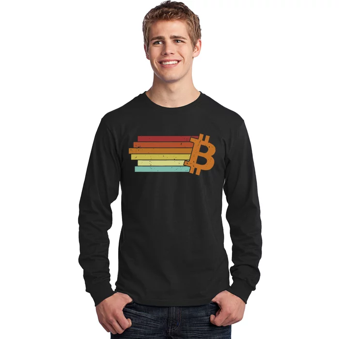 Bitcoin Blockchains Crypto Cryptocurrency Bitcoin Long Sleeve Shirt