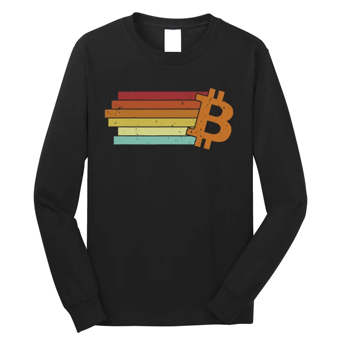 Bitcoin Blockchains Crypto Cryptocurrency Bitcoin Long Sleeve Shirt