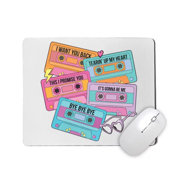 Boy Band Cassette Tape 90s Music Mousepad