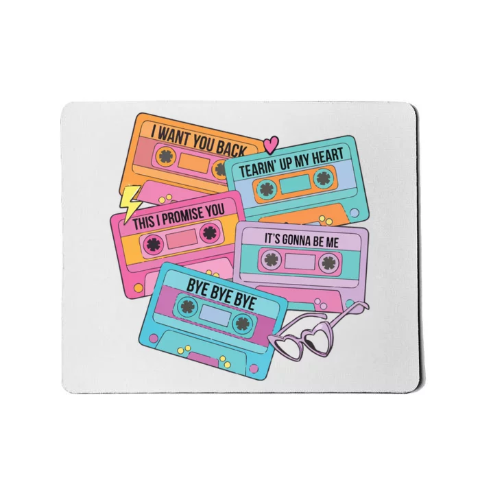 Boy Band Cassette Tape 90s Music Mousepad