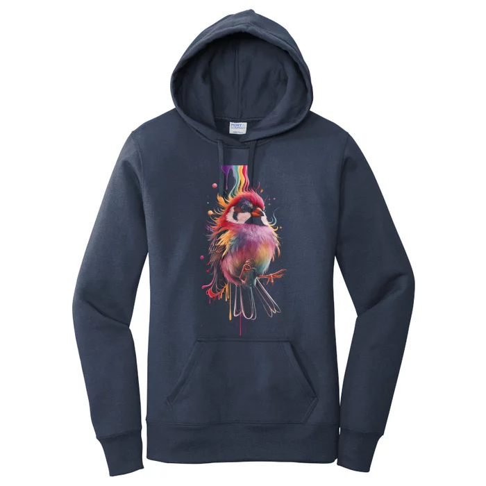 Birding Birdwatching Colorful Bird Lover Bird Gift Women's Pullover Hoodie