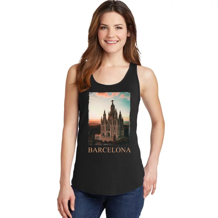 Barcelona Barcelona City Barcelona Gift Ladies Essential Tank