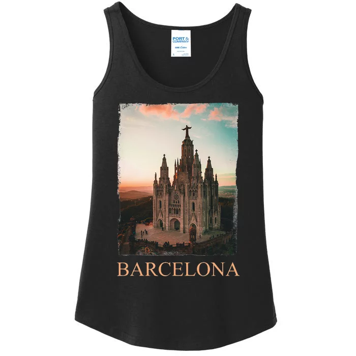 Barcelona Barcelona City Barcelona Gift Ladies Essential Tank