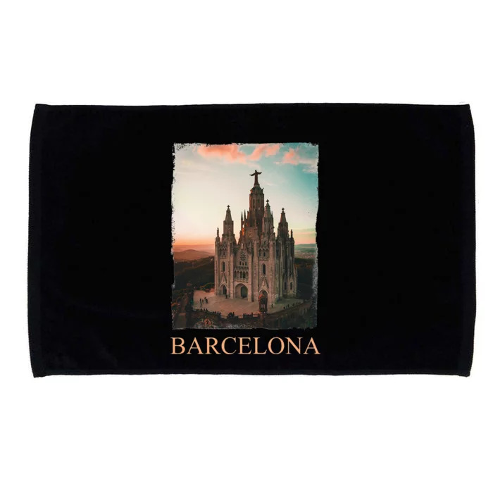 Barcelona Barcelona City Barcelona Gift Microfiber Hand Towel