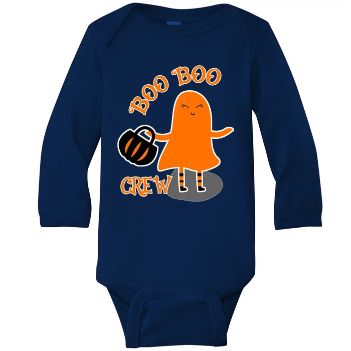 Boo Boo Crew Halloween Baby Long Sleeve Bodysuit