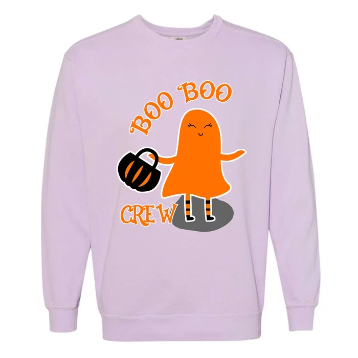 Boo Boo Crew Halloween Garment-Dyed Sweatshirt