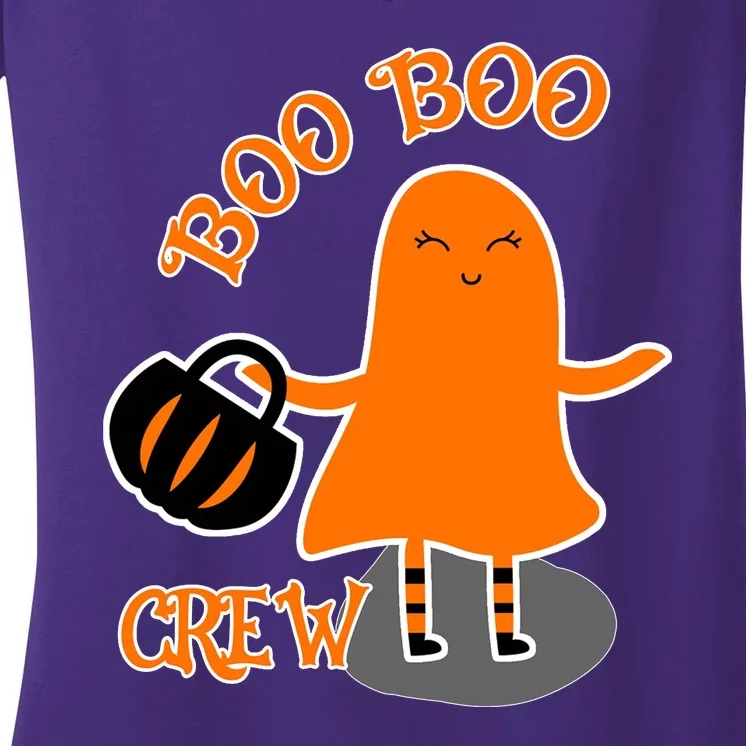 Boo Boo Crew Halloween Women's V-Neck T-Shirt