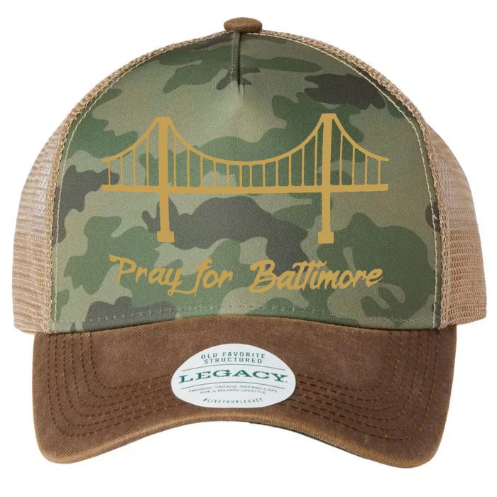 Baltimore Bridge Collapse Baltimore Strong Pray For Baltimore Legacy Tie Dye Trucker Hat