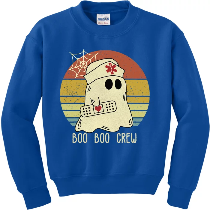 Boo Boo Crew Nurse Halloween Nurse Kids Sweatshirt