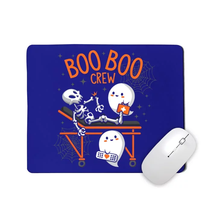 Boo Boo Crew Ghost Doctor Paramedic Emt Nurse Halloween Gift Mousepad